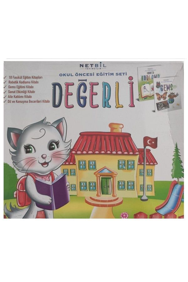 Netbil Yayıncılık Okul Öncesi Değerli Eğitim Seti