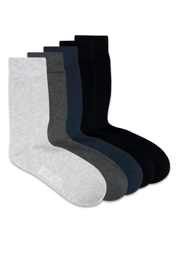 Jack Jones Basic Bamboo Sock 5 Pack Noos Erkek Renkli Çorap 12198027-28