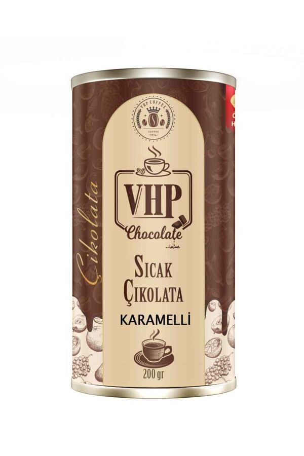 Sıcak Çikolata Karamelli Kahve 200 Gr Teneke