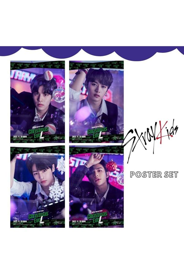 Stray Kıds “christmas Evel.” Poster Set 1