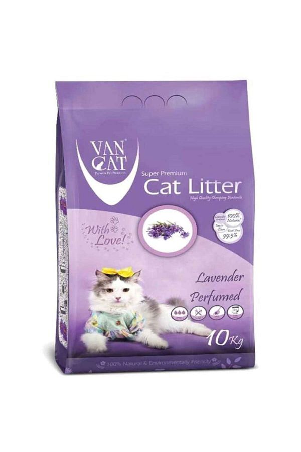 Van Cat Lavanta Kokulu Kalın Taneli Kedi Kumu 10 Kg