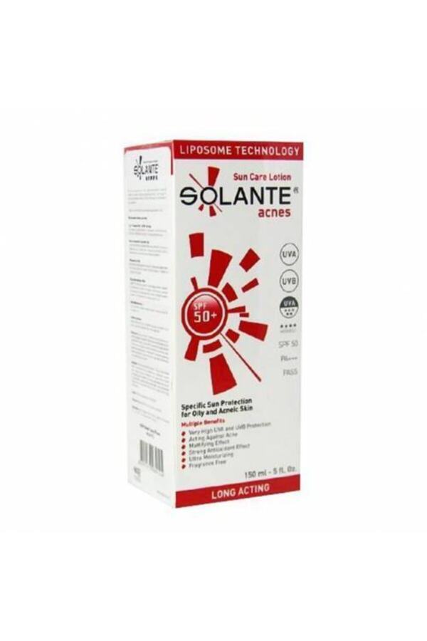 Unisex Acnes Sun Care Lotion Spf 50  ve 150 ml Akne Önleyici Güneş Losyonu