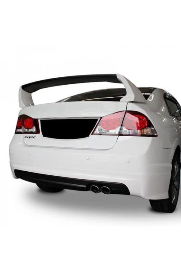 Honda Civic Fd6 (2006-2011) Mugen Arka Tampon Eki - Difüzör (plastik)