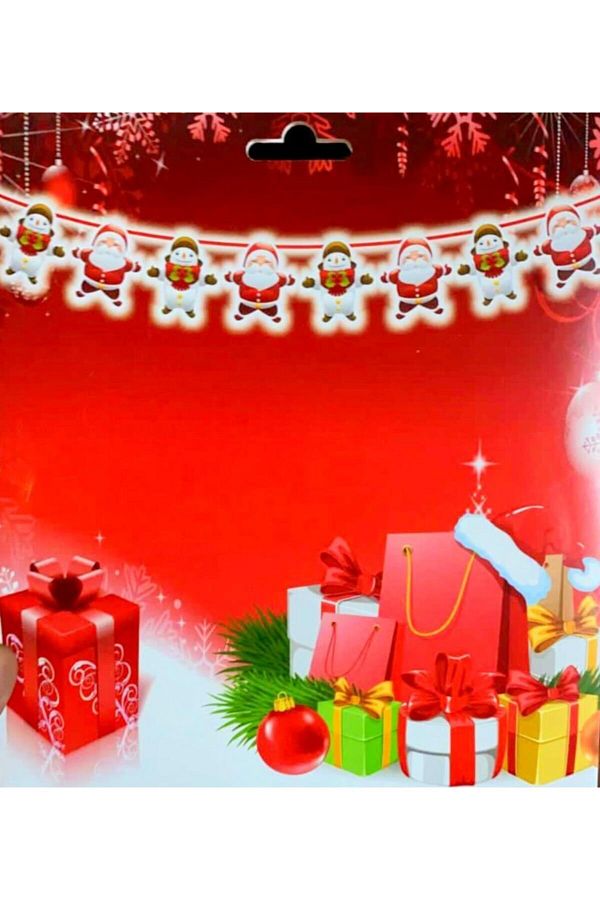 Yılbaşı Noel Baba Ve Kardanadamlı Banner