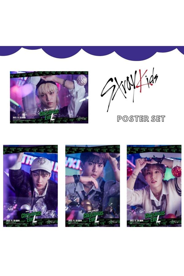 Stray Kıds “christmas Evel.” Poster Set 2