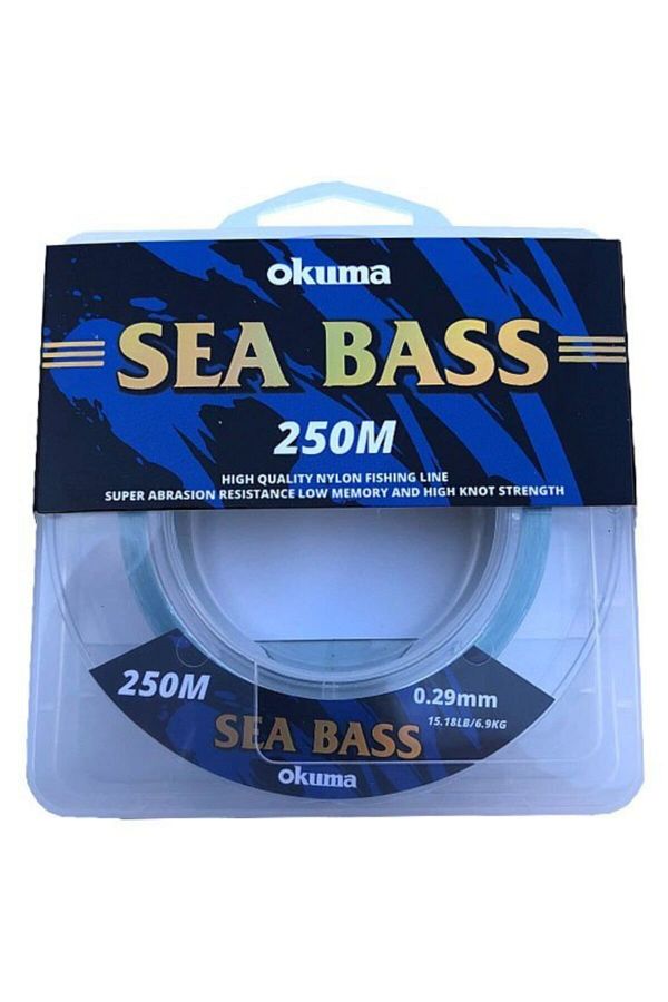 Sea Bass Nylon 0,37mm. Moss Green Color 250 M. Misina