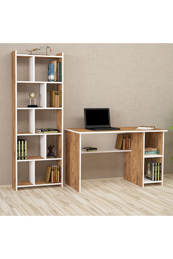 Avel Snow 120 Cm Çalışma Masası Takımı Aves02