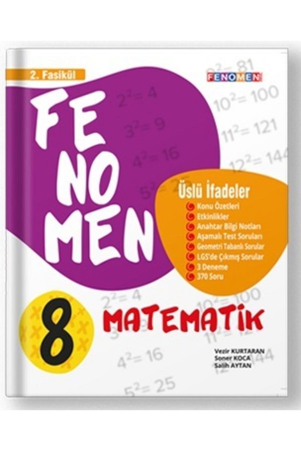 Gama 8. Sınıf Matematik 2. Fasikül Fenomen Üslü Ifadeler Yeni 2022
