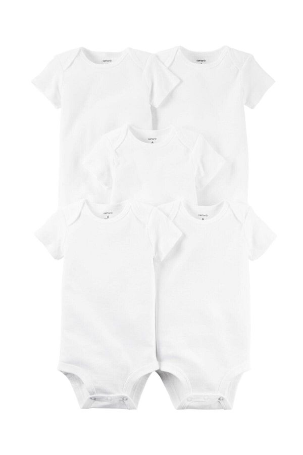 Layette Bebek 5'li Beyaz Body - Ss