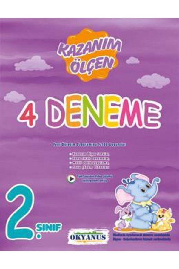 Okyanus Yayınları 2. Sınıf Kazanım Ölçen 4 Lü Deneme