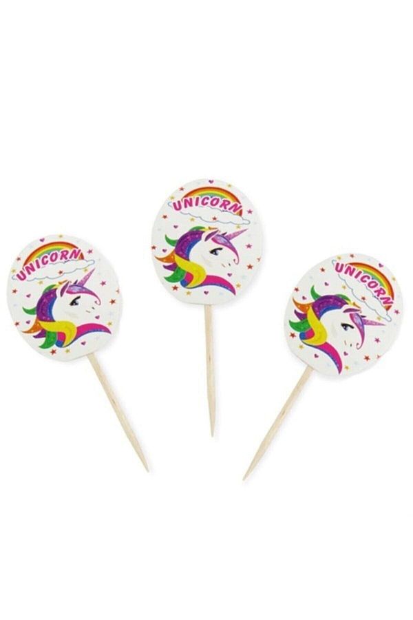 Unicorn Temalı 20 Li Sunum Kürdanı
