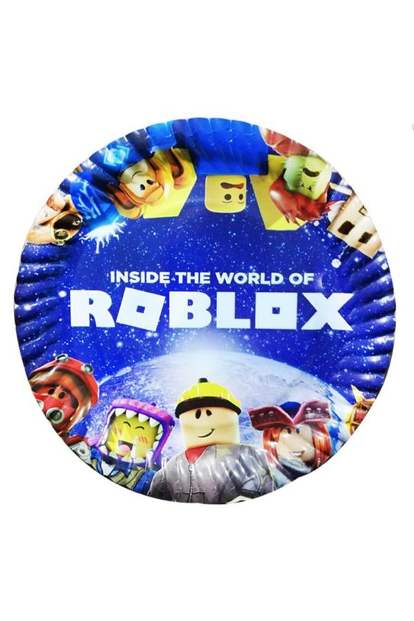 16 Kişilik Yazı Ve Flamalı Roblox Doğum Günü Parti Malzemeleri Süsleri Seti_5