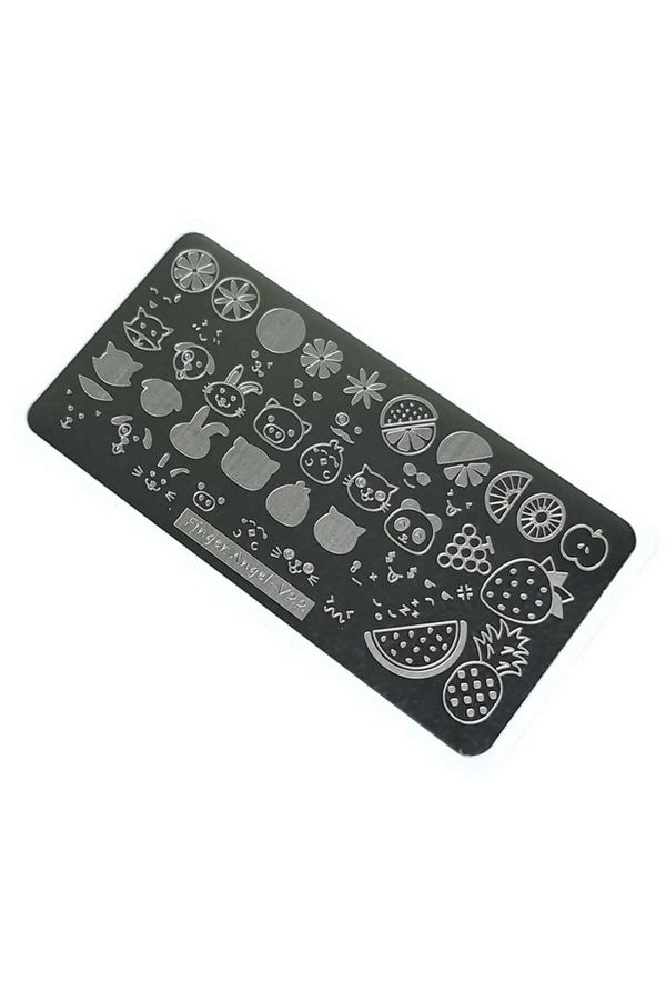 Nail Art Stamping Baskı Plakası Vv22