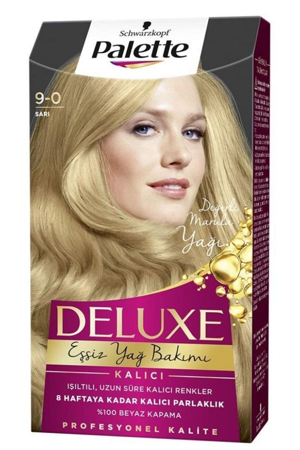 Deluxe Saç Boyası 9-0 Sarı