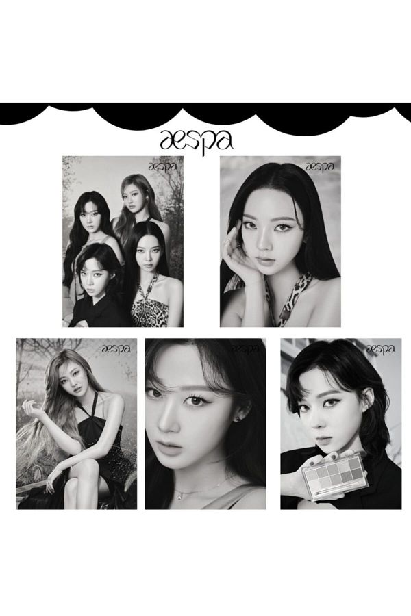Aespa Grup Ve Üye Poster Set