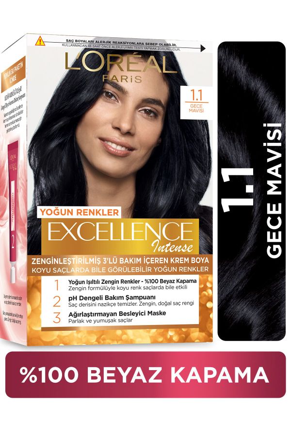Excellence Intense Saç Boyası - 1.1 Gece Siyahı