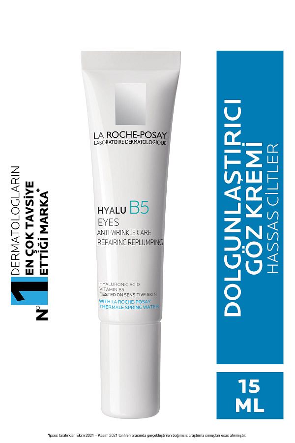 Hyalu B5 Yeux 15ml - İnce ve Yorgun Göz Çevresi için Dolgunlaştırıcı Göz Kremi  3337875613668