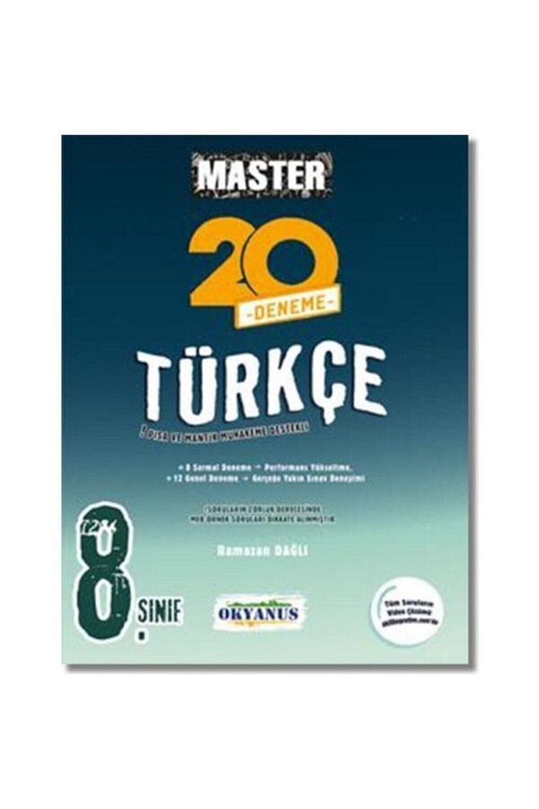 Master Türkçe 20 Deneme 8. Sınıf