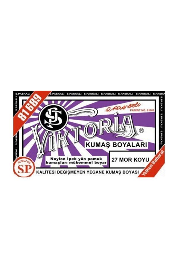 Koyu Mor Kumaş Boyası