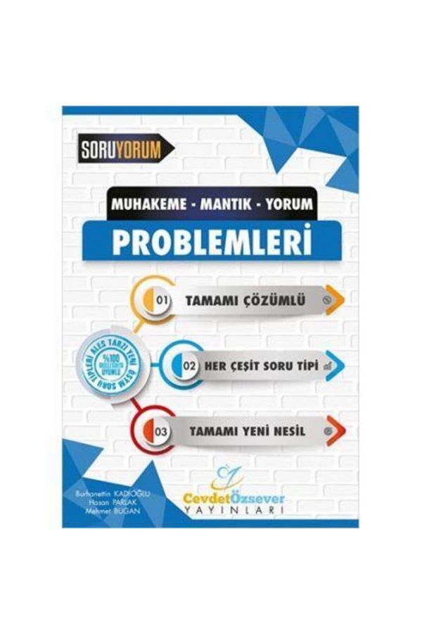 Tyt Muhakeme Mantık Yorum Problemleri Tamamı Çözümlü 2021 Cevdet Özsever