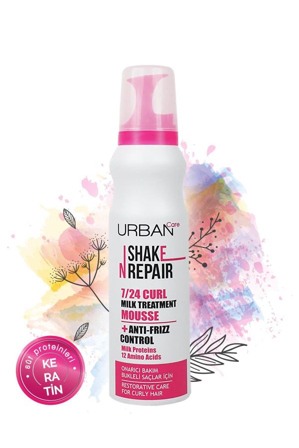 Shake N Repair 7/24 Bukleli Saçlar Için Onarıcı Bakım Köpüğü - 150 ml_5