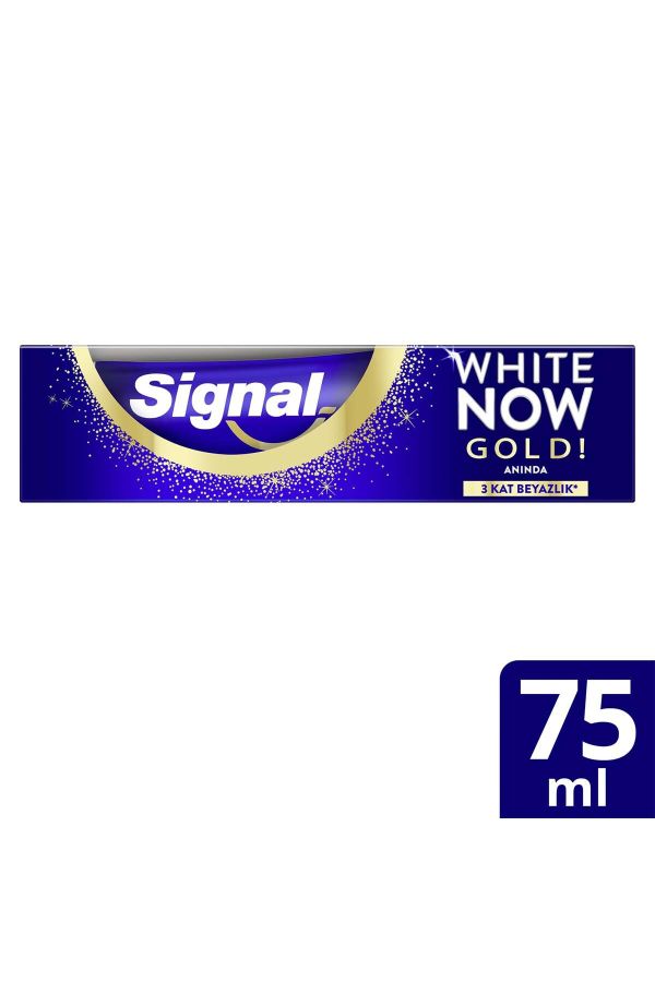 SİGNAL WHİTE NOW GOLD 75 ML_0