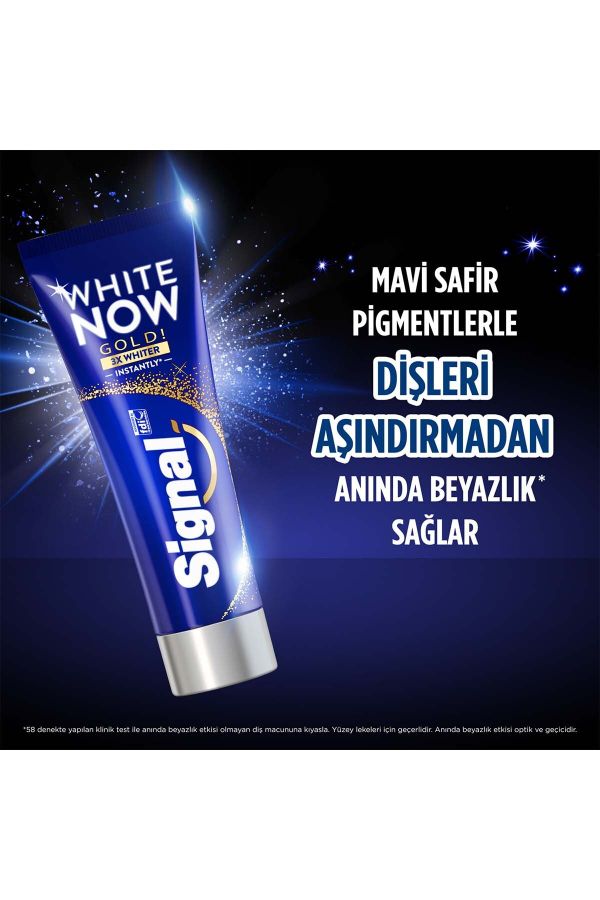 SİGNAL WHİTE NOW GOLD 75 ML_2