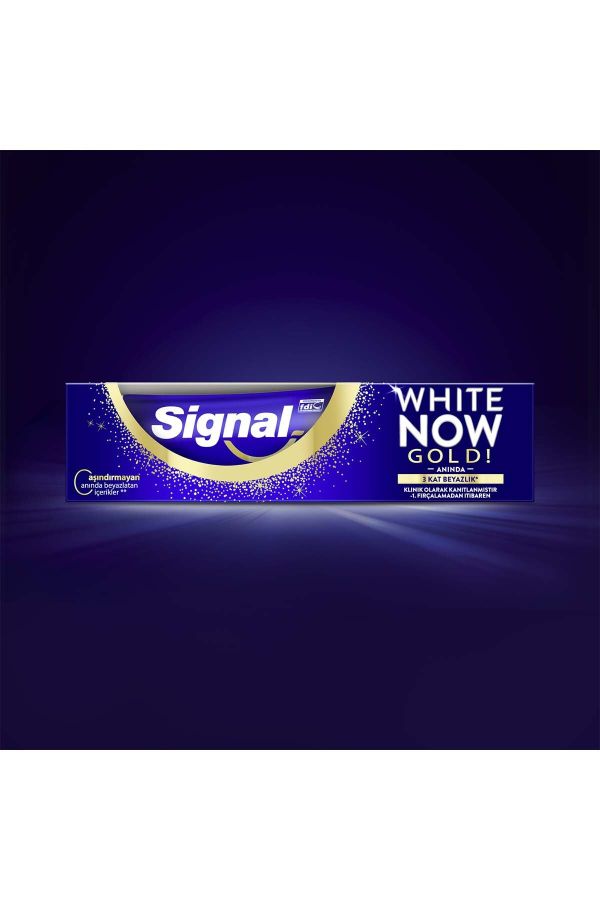 SİGNAL WHİTE NOW GOLD 75 ML_4