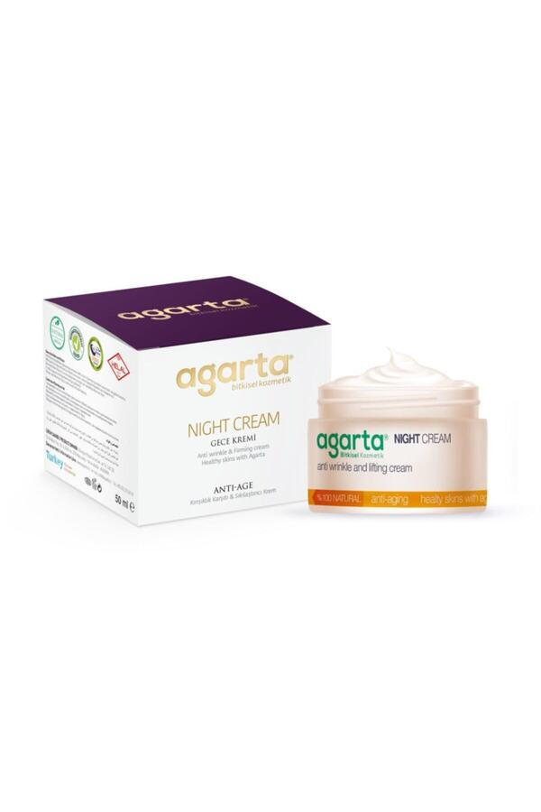 Doğal Yaşlanma Karşıtı Anti Aging Gece Bakım Kremi | 50 Ml_2