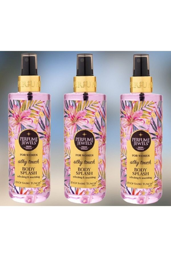 Perfume Jewels Silky Touch 250ml Vücut Spreyi  3 Adet