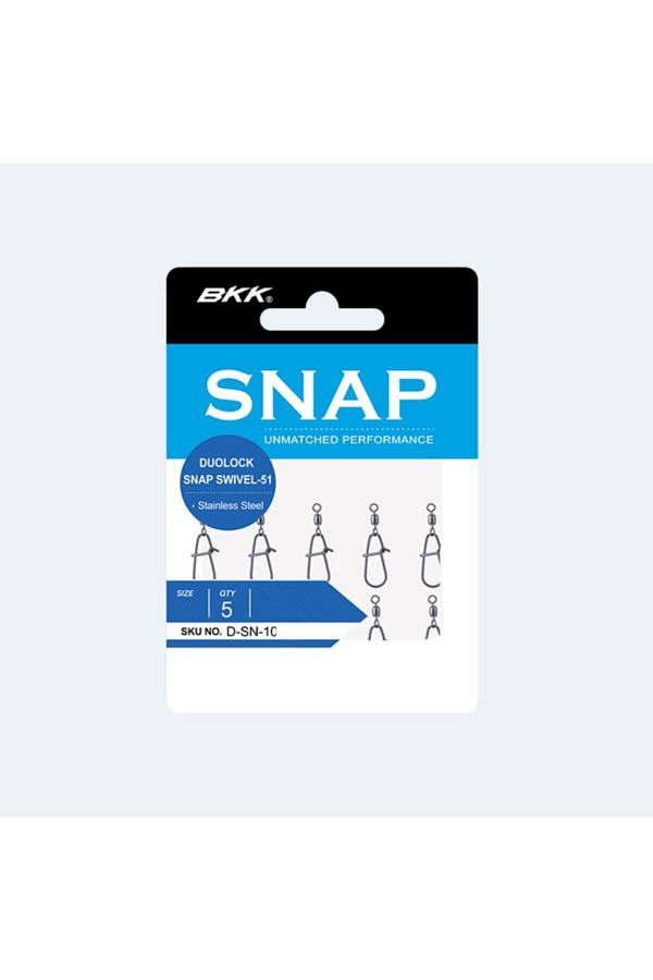 Duo Lock Snap Swivel-51 Klipsili Fırdöndü No:3