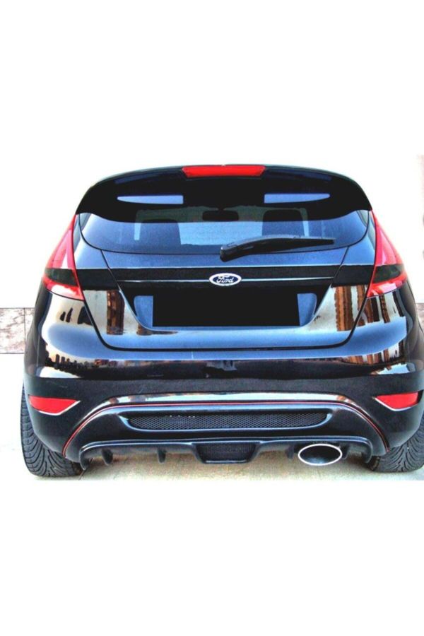 Ford Fiesta (2009-2016) Izgaralı Arka Tampon Eki - Difüzör (plastik)