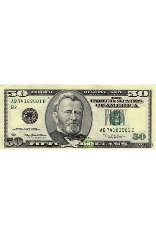 Geçersiz Düğün Parası  100 Adet 50 Dolar_0