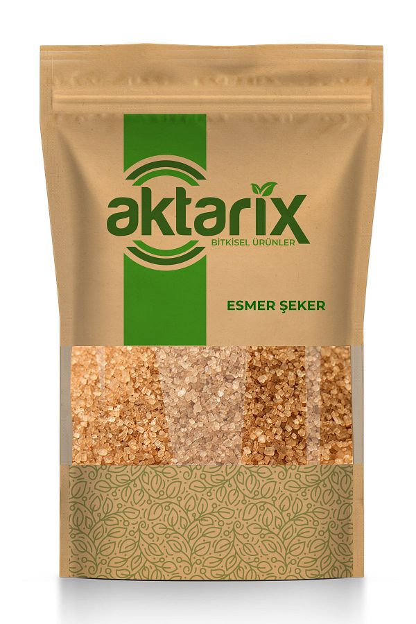 500 Gr Kahverengi Esmer Şeker Aktarix