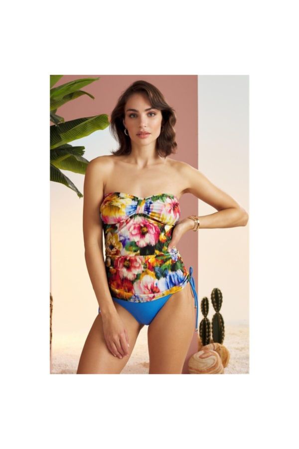 Kadın Soft Straplez Tankini Kadın Tankini