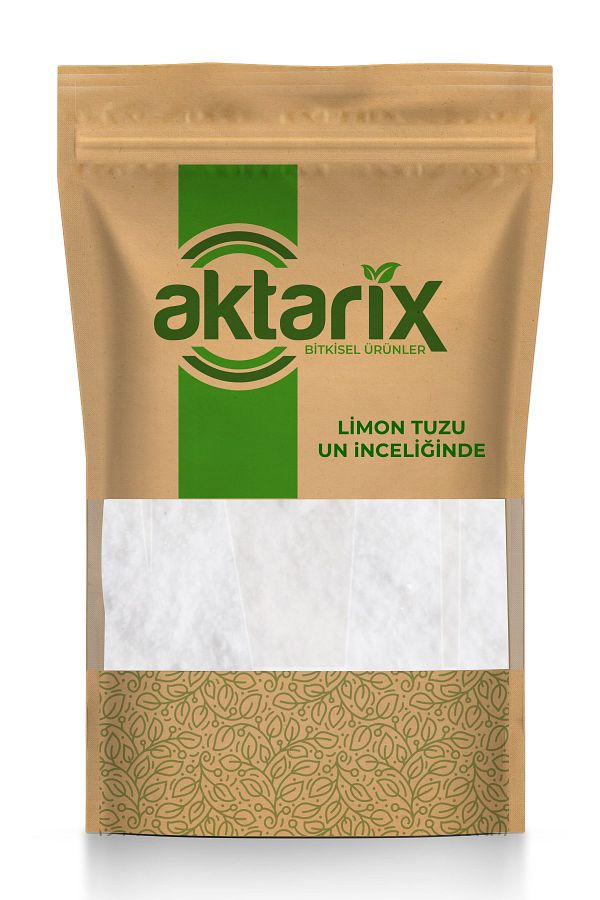 1 Kg Limon Tuzu Un Inceliğinde Öğütülmüş