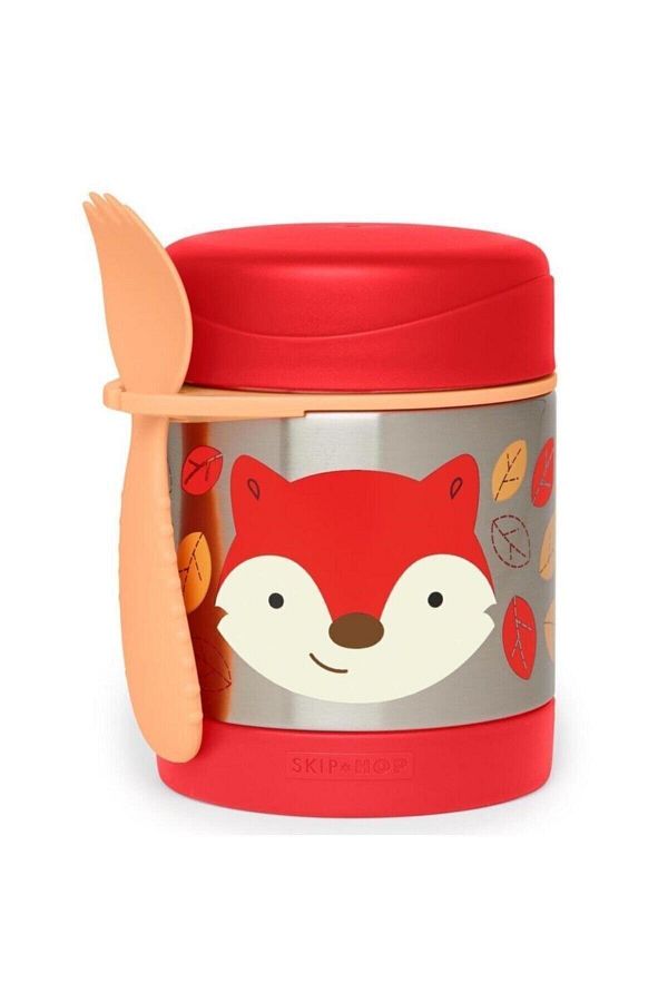 Zoo Paslanmaz Çelik Termos 325 ml Tilki Moki