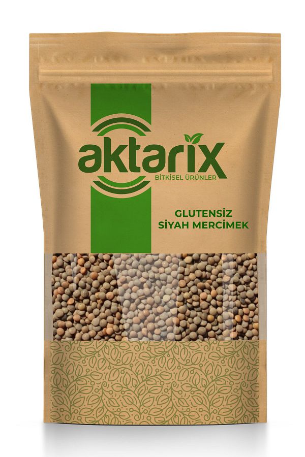 500 Gr Glutensiz Kara Mercimek Siyah