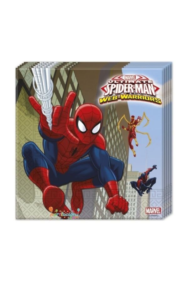 Spiderman Kağıt Peçete 20 Li Lisanslı Ürün
