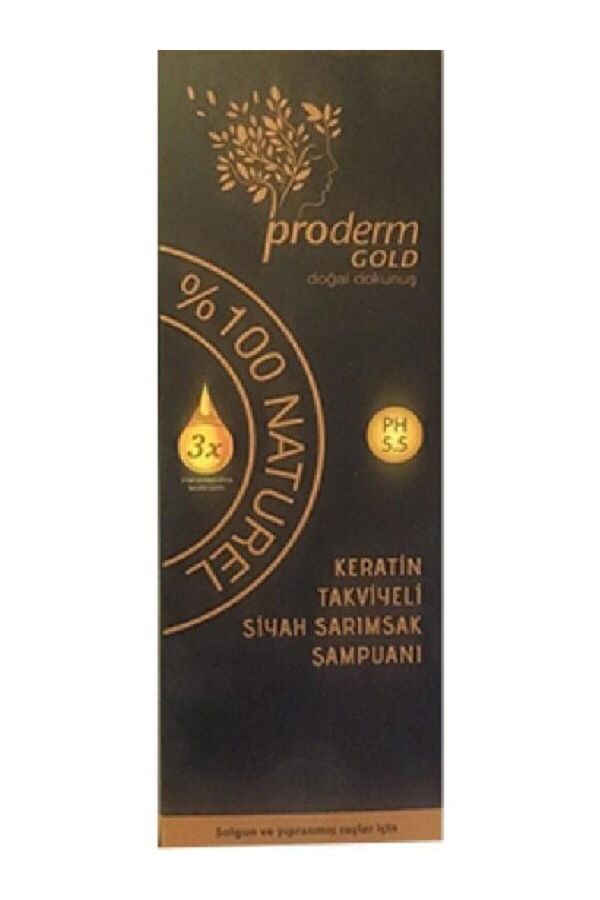 Keratin Takviyeli Siyah Sarımsak Şampuanı 500 ml