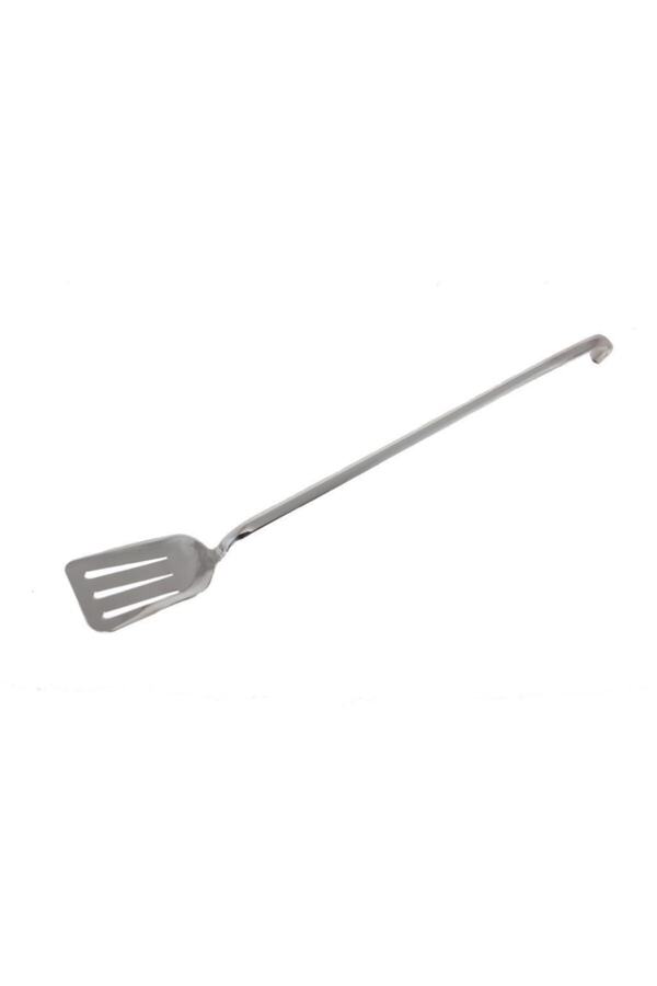 Paslanmaz Çelik Servis Spatula 8x43 cm Delikli