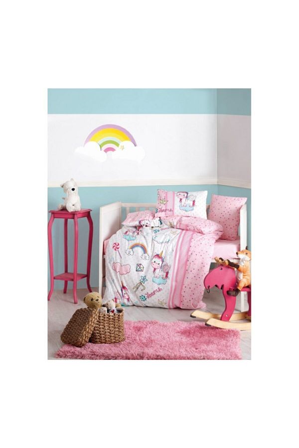 Unicorn Bebek Nevresim Takımı 100x150 Ali Özkan Tr