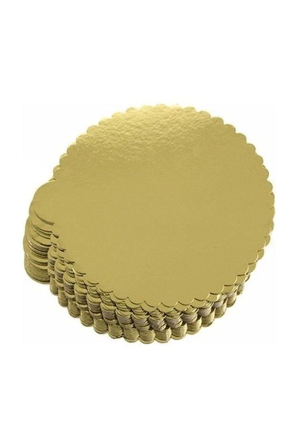 Kalın Gold 28 cm Çapında Mendil Pasta Altlığı 50 Adet