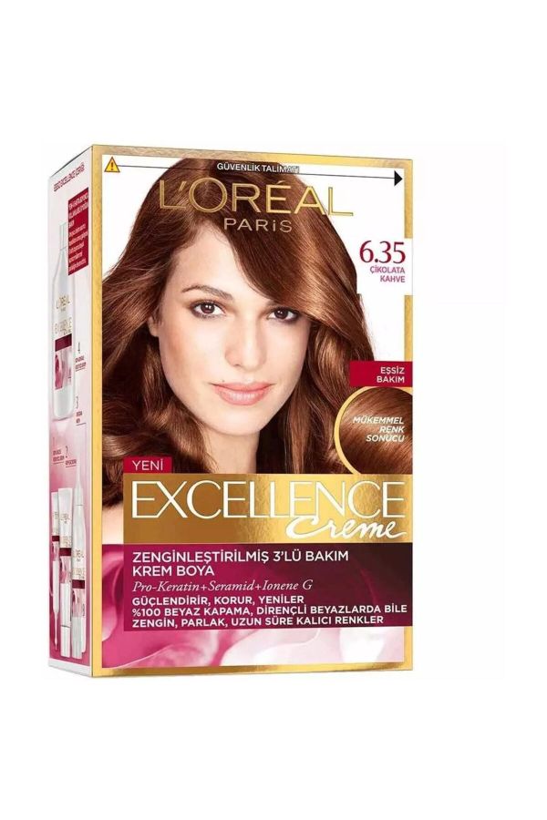 L'Oréal Paris Excellence Creme Saç Boyası Çikolata Kahve 6.35