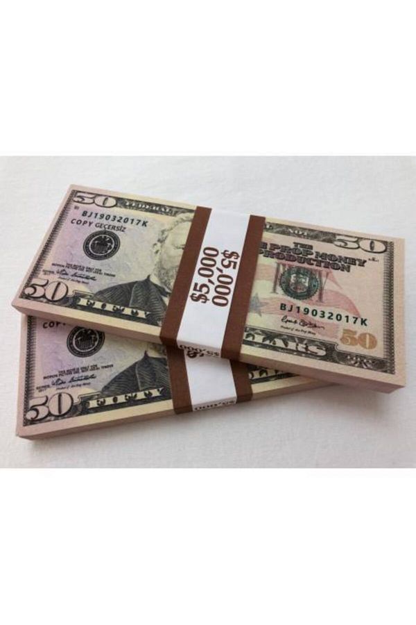Geçersiz Düğün Parası  100 Adet 50 Dolar_1
