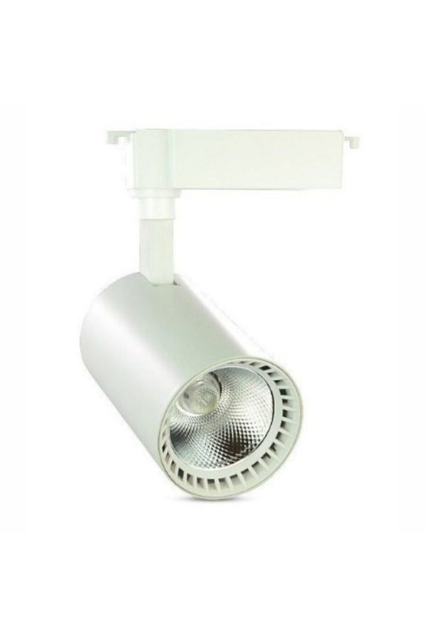 30w Led Ray Spot 6400k Beyaz Işık Beyaz Kasa Basra-30