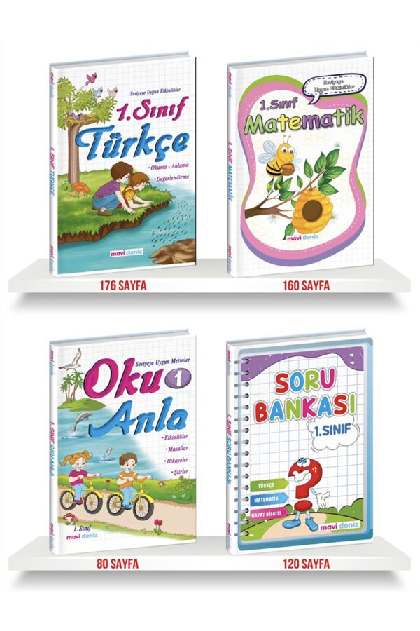 Mavi Deniz 1. Sınıf 2. Dönem Seti