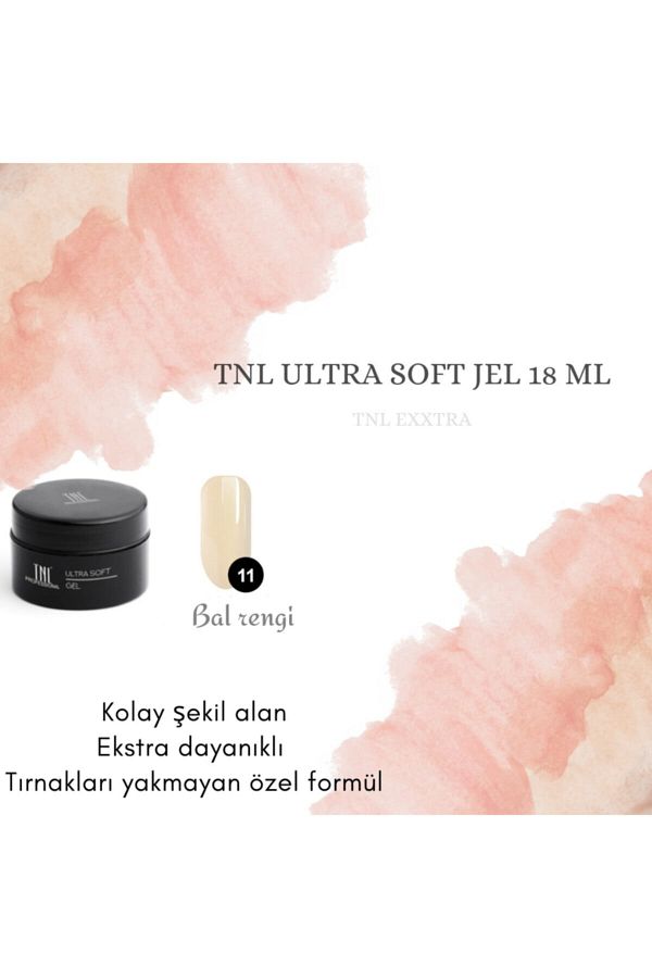Tnl Exxtra Ultra Soft Jel No: 11 Tırnak Uzatma Şablon Sistem