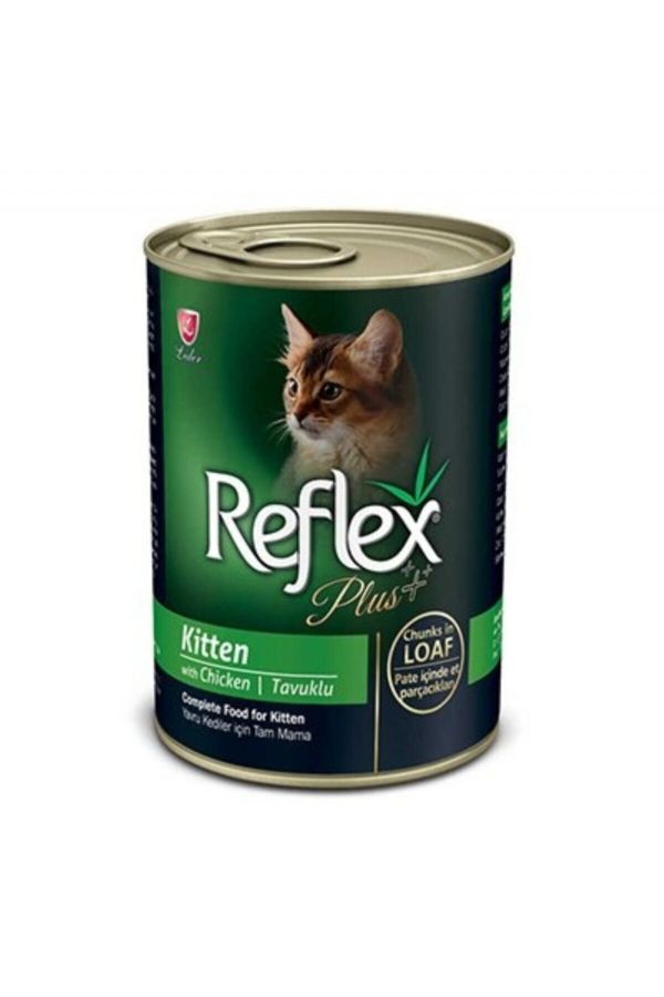 Reflex Plus Kitten Tavuklu Konserve Yavru Kedi Maması 400 Gr