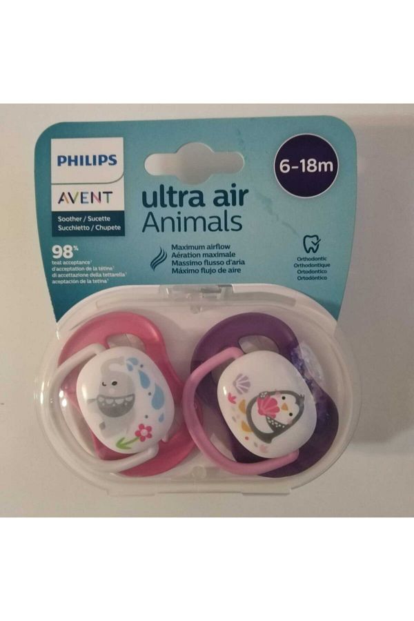 Avent Ultra Air Emzik 6-18 Ay Kız Scf080/08